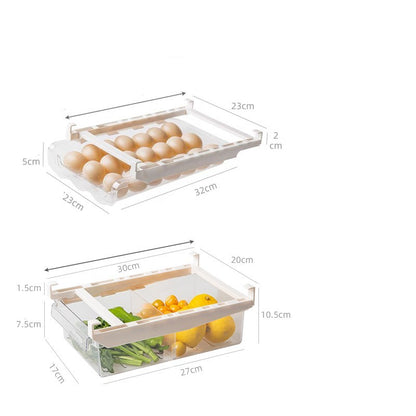 Adjustable Kitchen Refrigerator Storage Rack Organizer