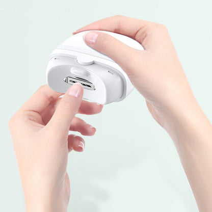 Ergonomic Electric Nail Clipper with Soft Light for Precision