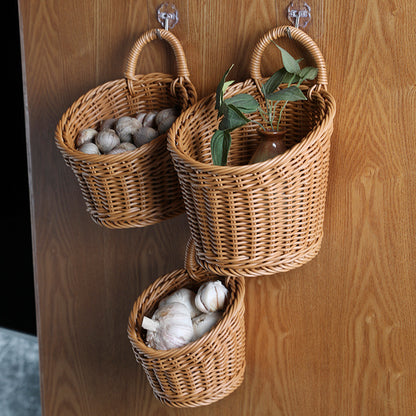 Eco-Friendly Wicker Storage Baskets for Bathroom Organization