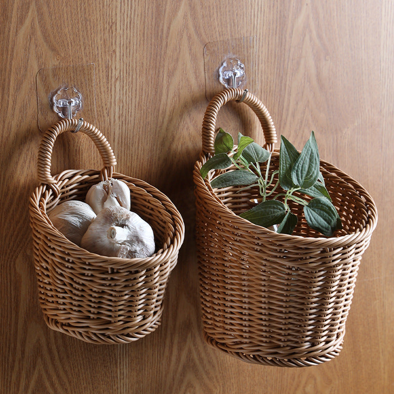 Eco-Friendly Wicker Storage Baskets for Bathroom Organization