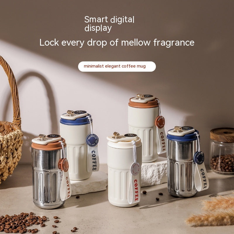 Smart Digital Thermal Bottle Stainless Steel Coffee Mug (316 Steel)