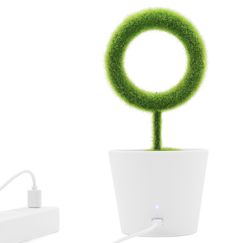 Eco-Friendly Artificial Topiary Plant in White Pot