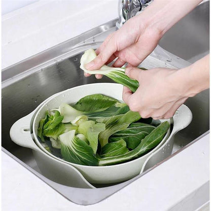 Eco-Friendly Biodegradable Colander - Light Green Kitchen Essential