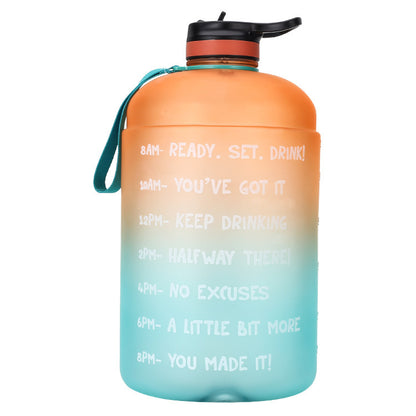 Eco-Friendly Gallon Water Bottle with Straw