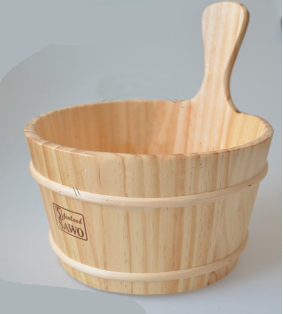 Eco-Friendly Wooden Barrel and Spoon Spa Set