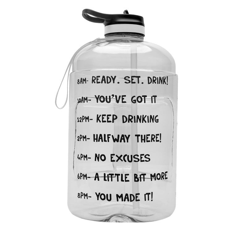 Eco-Friendly Gallon Water Bottle with Straw
