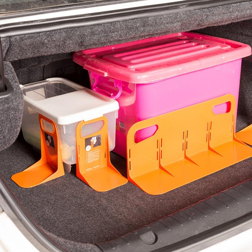 Eco-Friendly Orange Trunk Organizer for Sustainable Car Storage