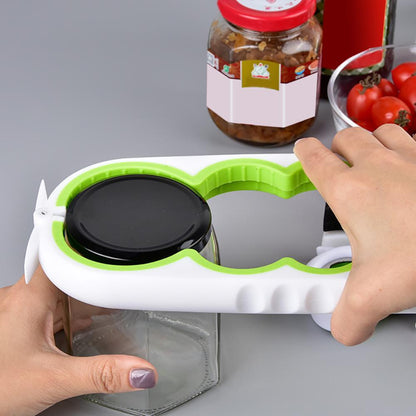 Ergonomic Black & Red Kitchen Can Opener