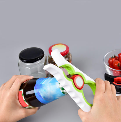 Ergonomic Black & Red Kitchen Can Opener