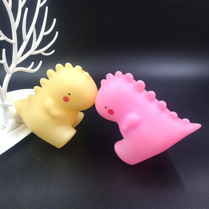 Pink Dinosaur LED Night Light for Kids