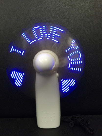 Handheld LED Message Fan