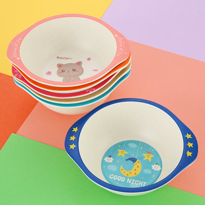 Eco-Friendly Children's Bowls with Animal Designs