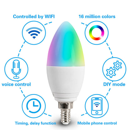 Multicolor WiFi Smart LED Candle Light
