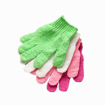 Eco-Friendly Candy Color Mud Exfoliating Bath Gloves