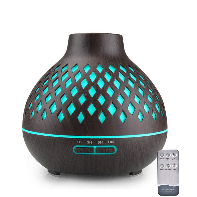 Eco-Friendly Essential Oil Diffuser with LED Light and Remote Control