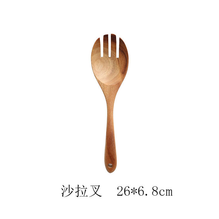 Eco-Friendly Wooden Kitchen Utensils Set - Sustainable & Durable