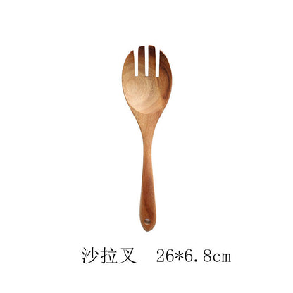 Eco-Friendly Wooden Kitchen Utensils Set - Sustainable & Durable