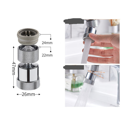 Eco-Friendly Rotatable Faucet Aerator for Water Savings