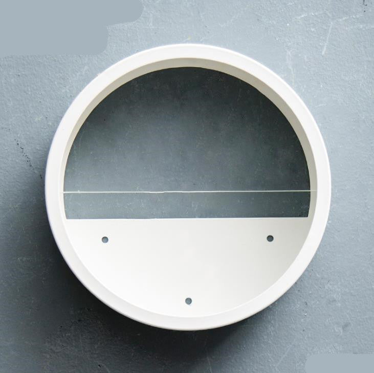 Eco-Friendly Circular Wall-Mounted Planters for Indoor Greenery