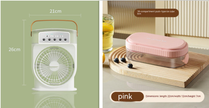 Portable Air Conditioner Cooling Fan with LED Lighting