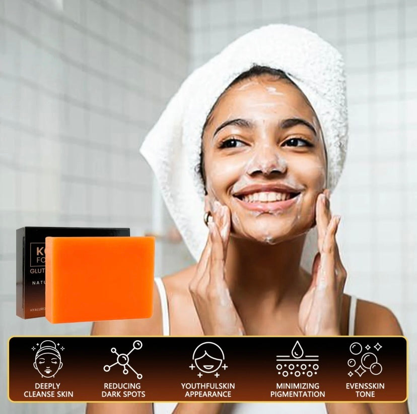 Organic Turmeric Soap Bar - Natural & Biodegradable