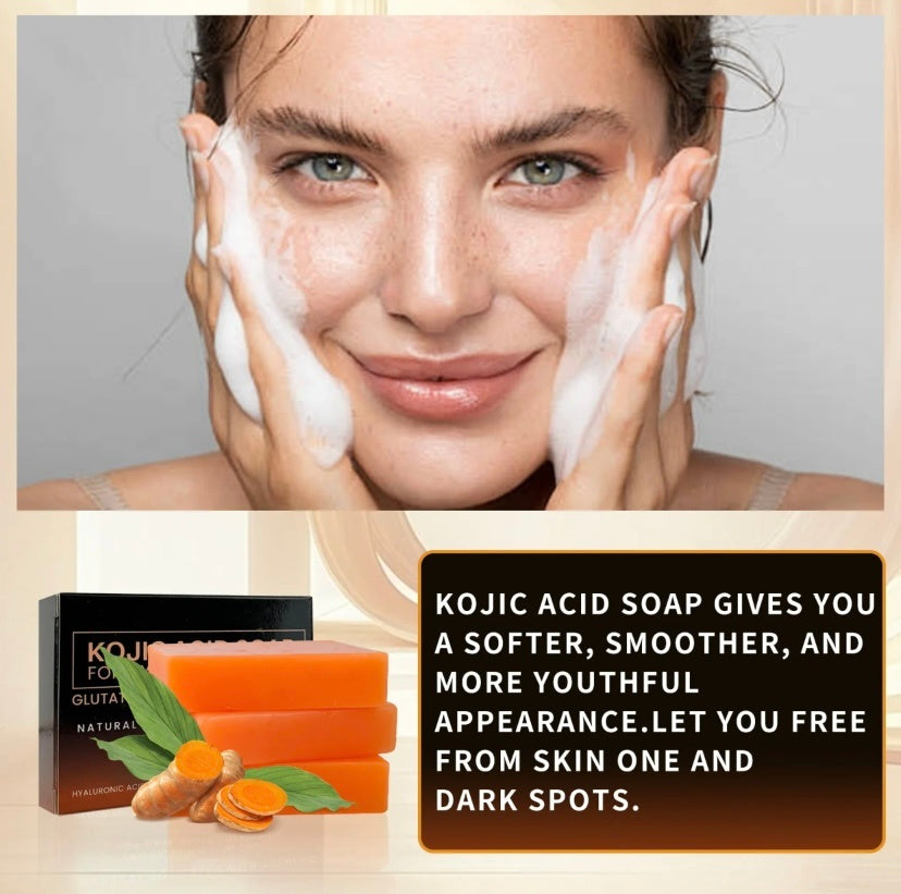 Organic Turmeric Soap Bar - Natural & Biodegradable