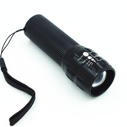 Eco-Friendly Rechargeable Black Flashlight