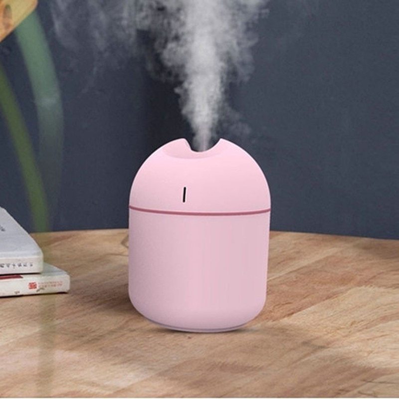 Compact pink humidifier for eco-friendly home wellness