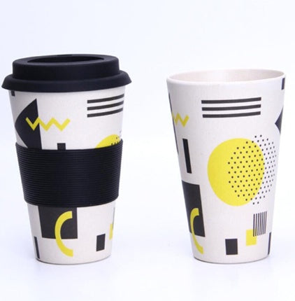 Eco-Friendly Reusable Bamboo Cup 400ml