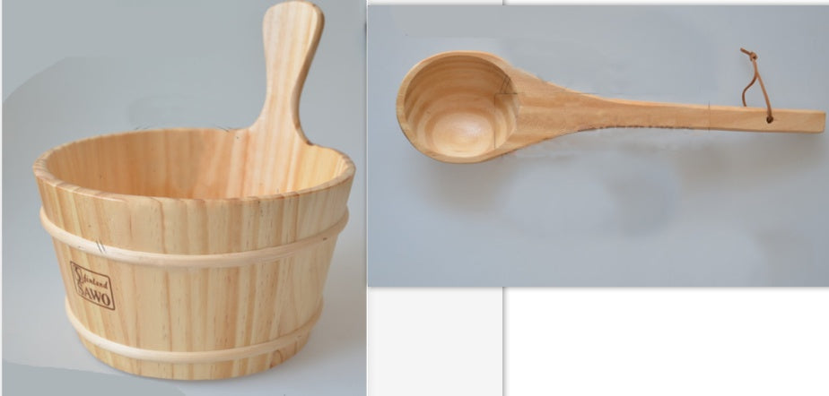 Eco-Friendly Wooden Barrel and Spoon Spa Set