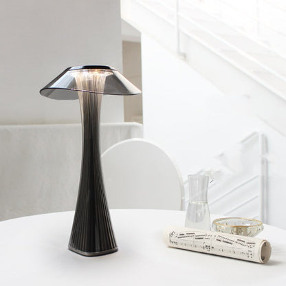 Eco-Friendly Bronze Mushroom Table Lamp