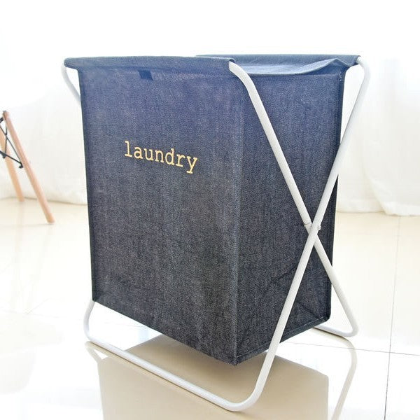 Eco-Friendly Foldable Jute Laundry Basket - Large Capacity