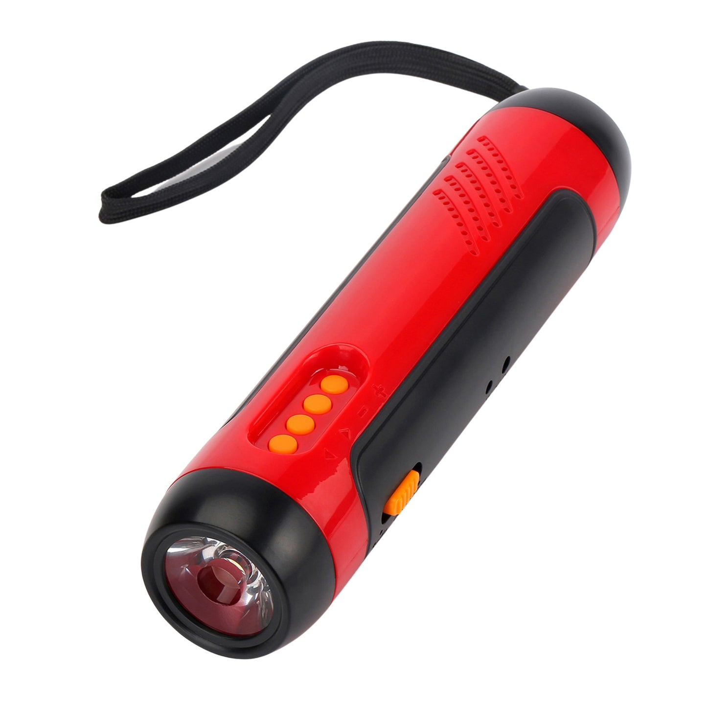 Multifunction Hand Crank Flashlight with Radio and Siren