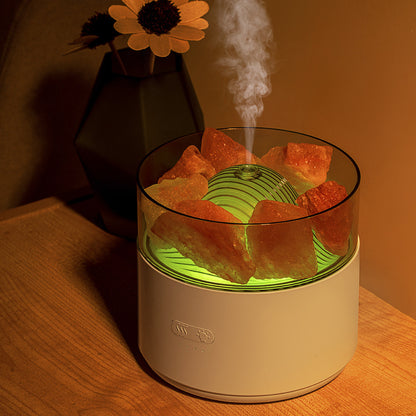 Crystal Salt Aroma Diffuser Humidifier with Ambient Light