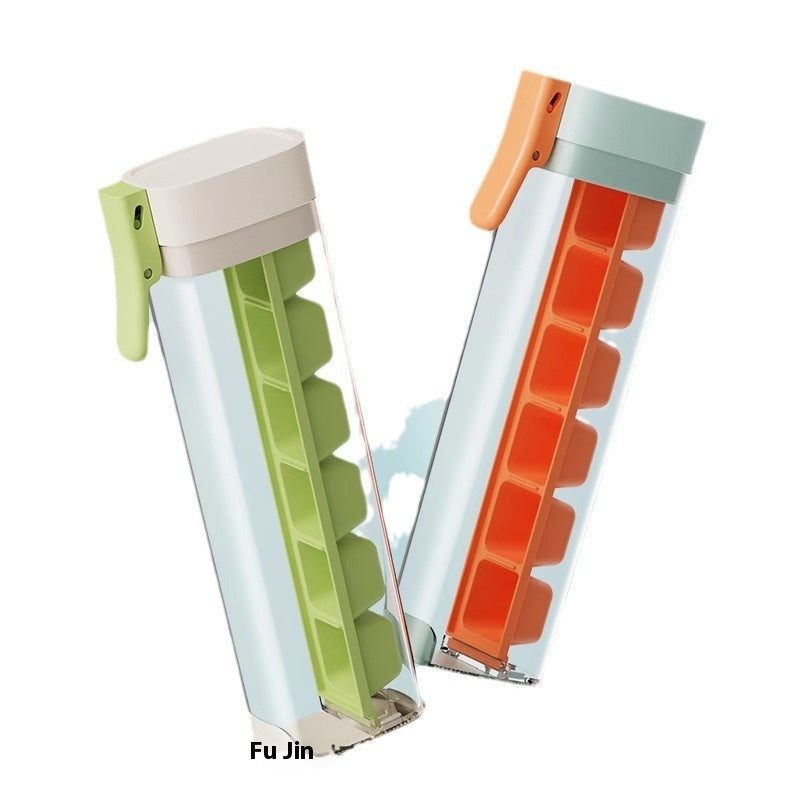 Eco-Friendly Reusable Ice Cube Tray with Dispenser