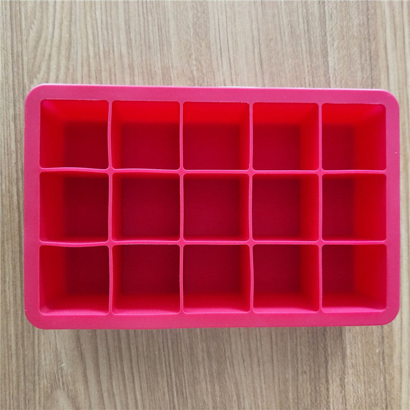 Eco-Friendly Silicone Ice Cube Tray - Durable & Reusable