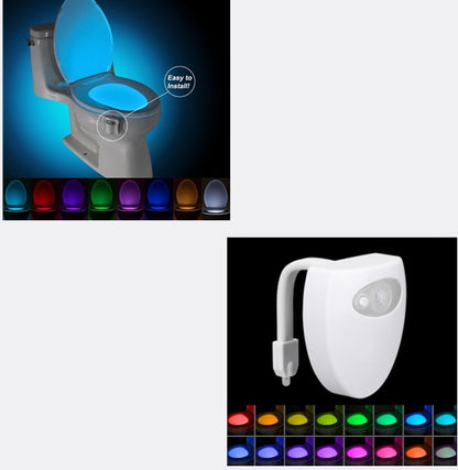 LED Toilet Night Light - Energy-Efficient Bathroom Accessory