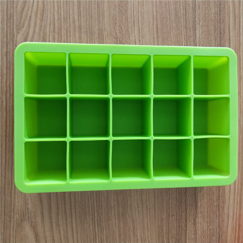 Eco-Friendly Silicone Ice Cube Tray - Durable & Reusable