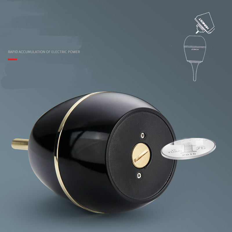 Eco-Friendly Black and Gold Electric Hybrid Lighter