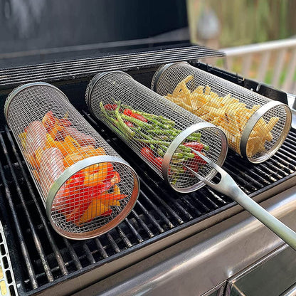 Stainless Steel Grill Basket for Even Cooking