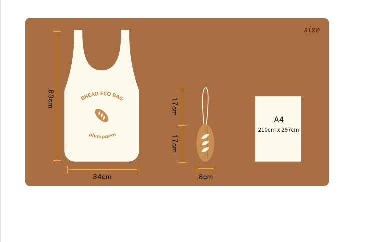 Eco-Friendly Dual-Purpose Shopping Bag & Bread Storage Cover