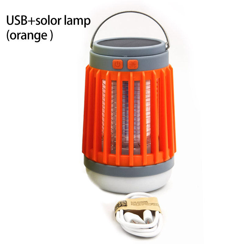 Solar & USB-Powered Mosquito Killer Lamp - Eco-Friendly Pest Control