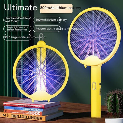 Eco-Friendly 3-in-1 Mosquito Killing Lamp & Swatter