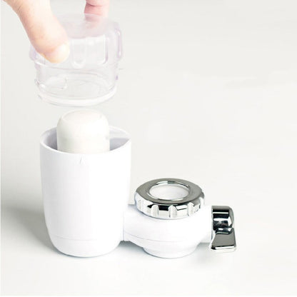 Water-Saving Faucet Filter with Replaceable Cartridge