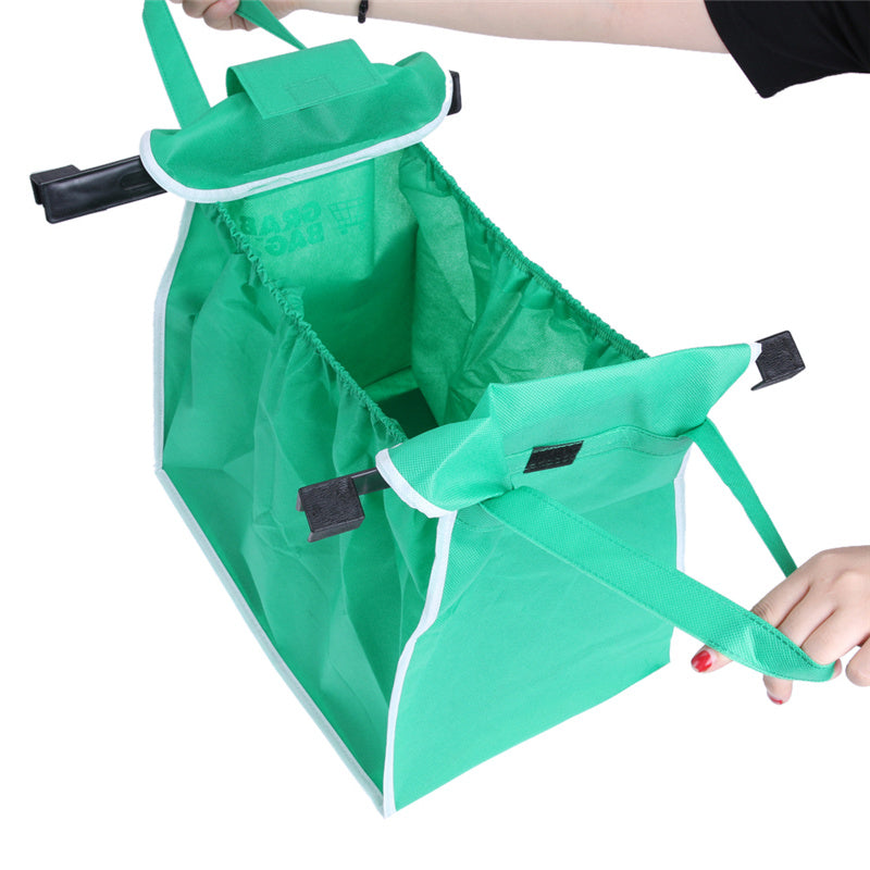 Eco-Friendly Reusable Green Shopping Bag for Groceries