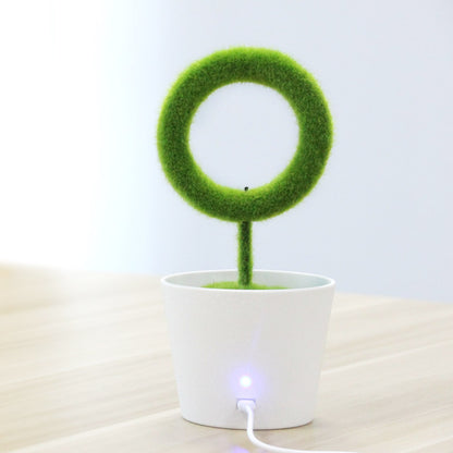 Eco-Friendly Artificial Topiary Plant in White Pot