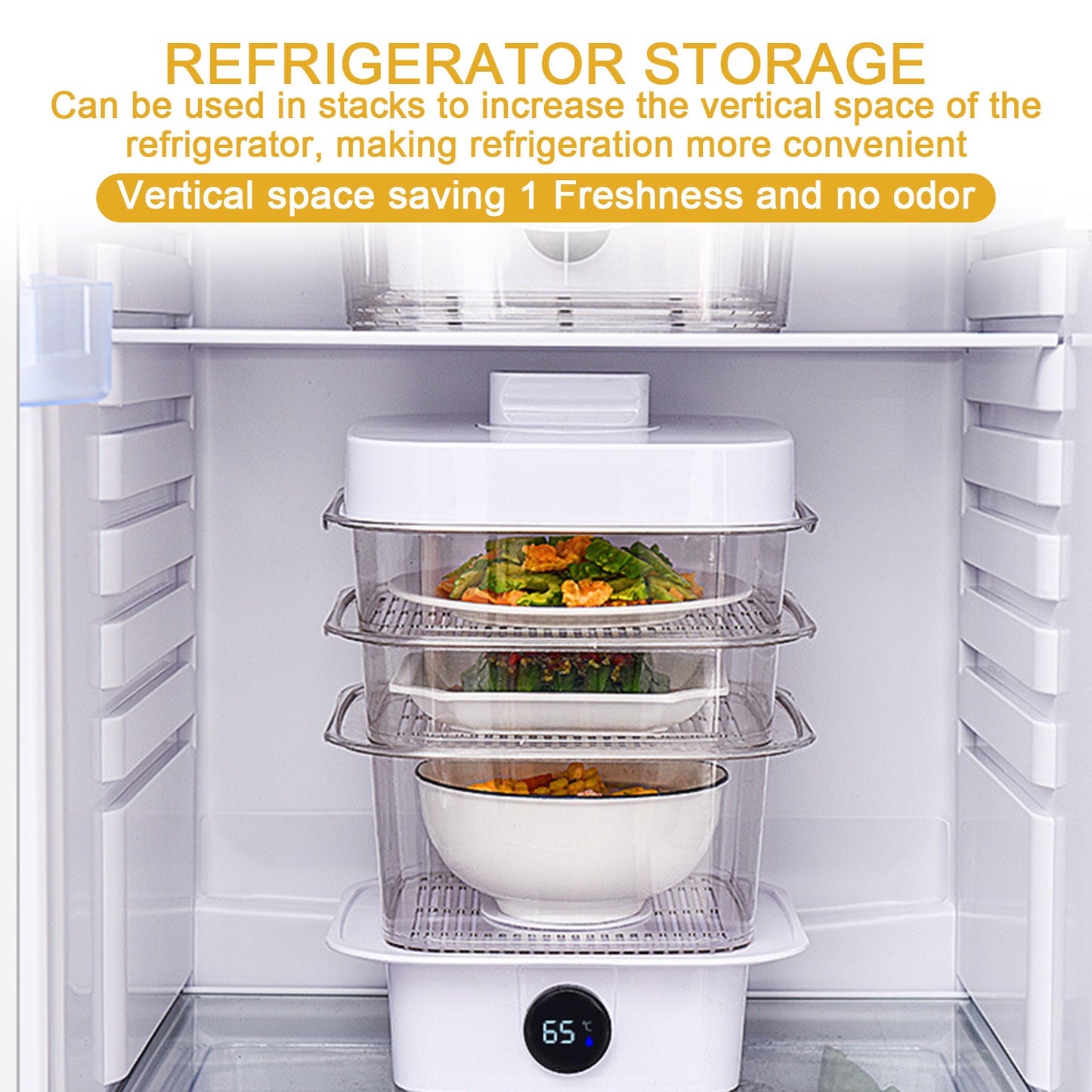 Eco-Friendly Multi-Layer Food Steamer & Storage Cover