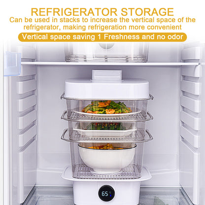 Eco-Friendly Multi-Layer Food Steamer & Storage Cover