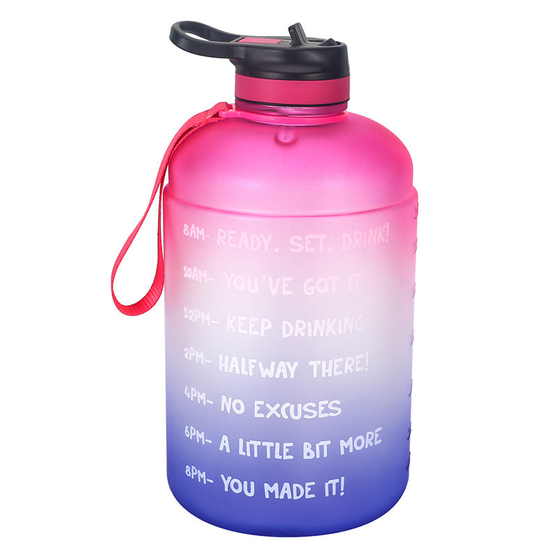 Eco-Friendly Gallon Water Bottle with Straw