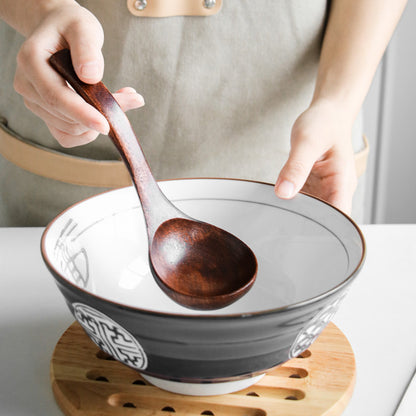 Eco-Friendly Wooden Kitchen Ladles - Sustainable Cooking Utensils
